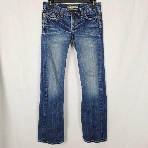 BKE Lexi Bootcut Jeans Women’s 26x31.5 Embellished Pockets - Picture 1 of 16